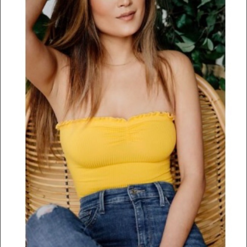 Out From Under MJ Ribbed Lettuce-edge bodysuit